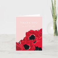Roses rouges Abstraites et pavots