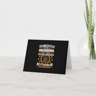 Carte De Remerciements rotweiler lover grandma meilleure venin idea rottw