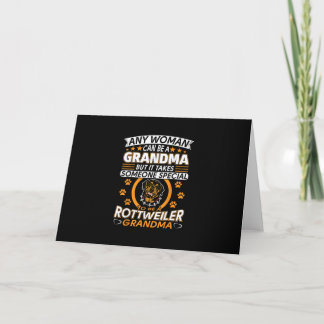 Carte De Remerciements rotweiler lover grandma meilleure venin idea rottw