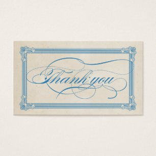 Carte de remerciements rouge, blanc et bleu de