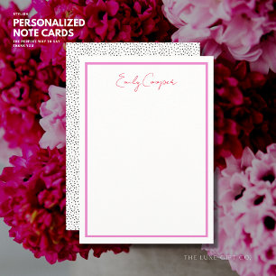 Carte de remerciements rouge violet minimaliste Po