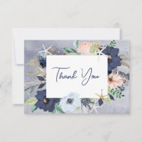 Rustique Floral Beach Mariage nautique
