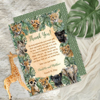 Safari Jungle Baby shower animalier sauvage