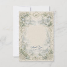 Sage Forest Toile Remerciement Bois