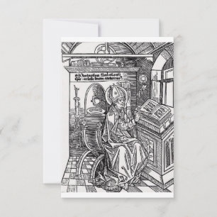 Carte De Remerciements Saint Ambroise de Milan