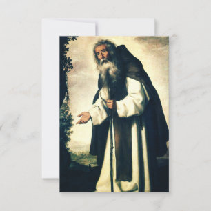 Carte De Remerciements Saint Antoine l'Anchorite