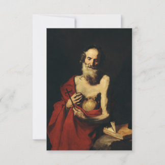 Carte De Remerciements Saint Jerome Translator of the Truth Holy Card