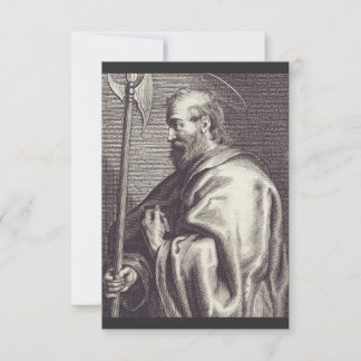 Carte De Remerciements Saint Matthieu l'Évangéliste - Reproduction d'Art 
