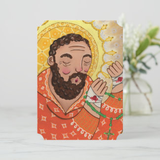Carte De Remerciements Saint Padre Pio