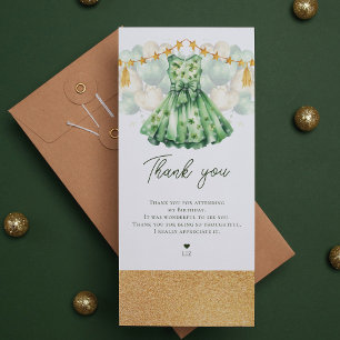 Carte De Remerciements Saint Patrick's Day Girl Birthday