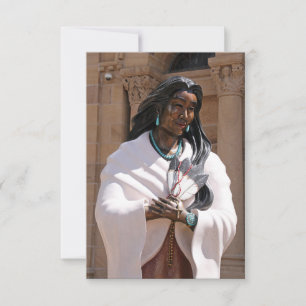 Carte De Remerciements Sainte Kateri Tekakwitha