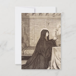 Carte De Remerciements Sainte Scholastique Patronne de l'école