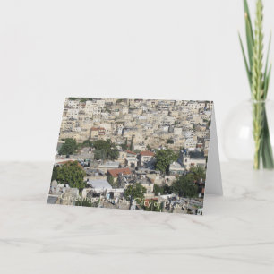 Carte De Remerciements Salutations de la Ville de la Paix !