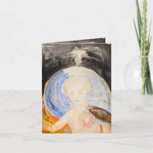 Carte De Remerciements Sans titre, 1934 par Hilma af Klint