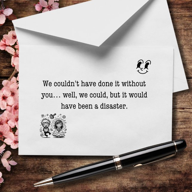 Carte De Remerciements Sans vous, ça aurait été une catastrophe totale (Créateur téléchargé)