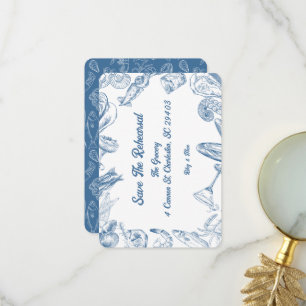 Carte De Remerciements Scales et Coquilles - Sauvegarder la Répétition
