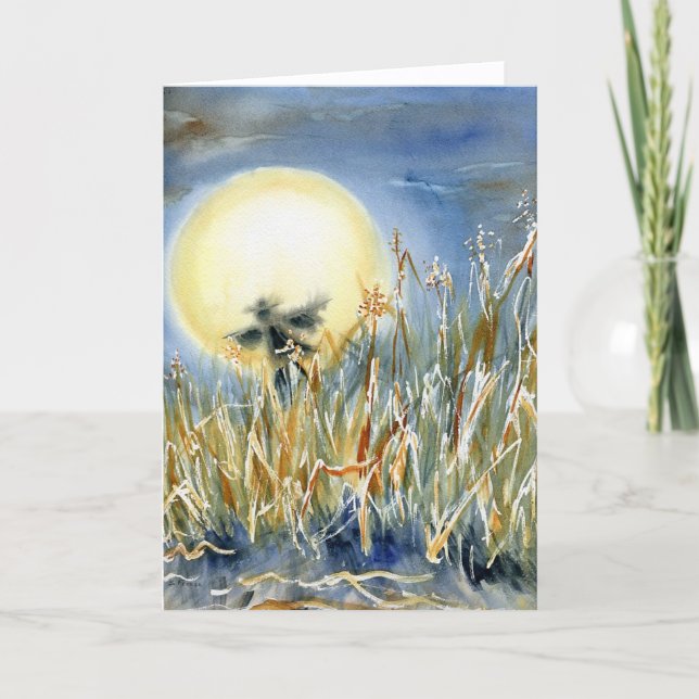 Carte De Remerciements Scarecrow Sentinel Blank Notecard (Devant)