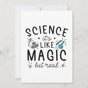 Carte De Remerciements Science C’est comme de la magie, mais vrai