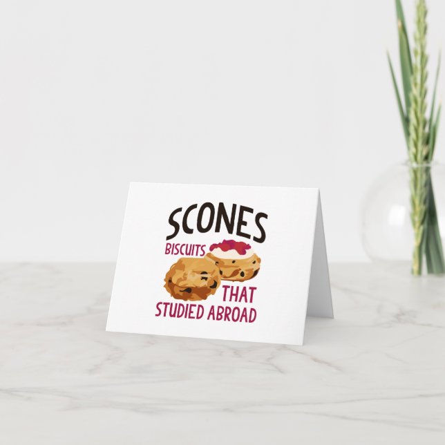 Carte De Remerciements Scones (Devant)