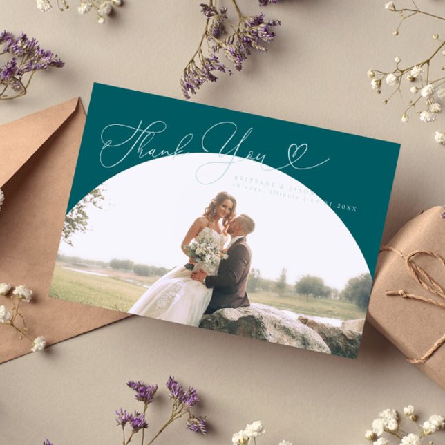 Carte De Remerciements Script de remerciement de mariage à l'Arche Verte (Créateur téléchargé)