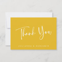 Script tendance personnalisé Simple Mariage jaune 