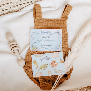 Carte De Remerciements Sea You Soon Rococo Baby Shower