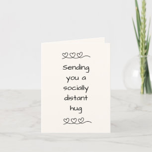Carte De Remerciements Sending You a Hug Card