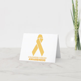 Carte De Remerciements Sensibilisation au cancer chez les enfants