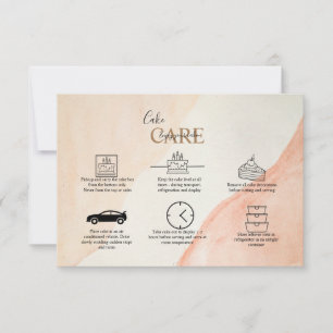 Carte De Remerciements Service Professionnel Minimal De Gâteaux En Terrac