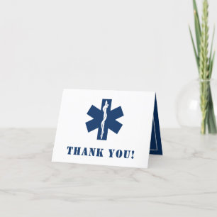 Carte De Remerciements Services Médicales d'urgence EMT Appréciation du S