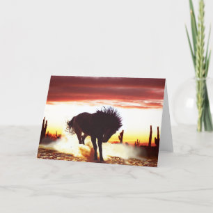 Carte De Remerciements Shall We Dance - Horse Greeting Card