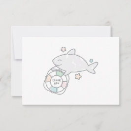 Carte De Remerciements Shark Ahoy