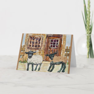 Carte De Remerciements Sheep Whimsey