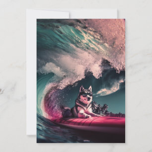 Carte De Remerciements Sibérie Husky Chig Days of Summer Greeting Cards