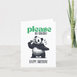 Carte De Remerciements S'Il Vous Plaît, Pas De Chant