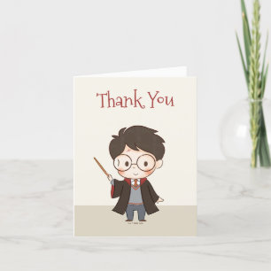 Carte De Remerciements Simple Harry Potter