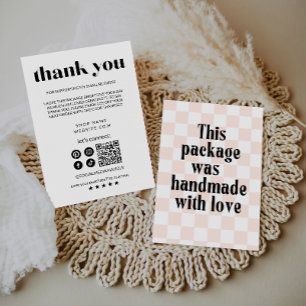 Carte de remerciements simple pour Boutique en lig