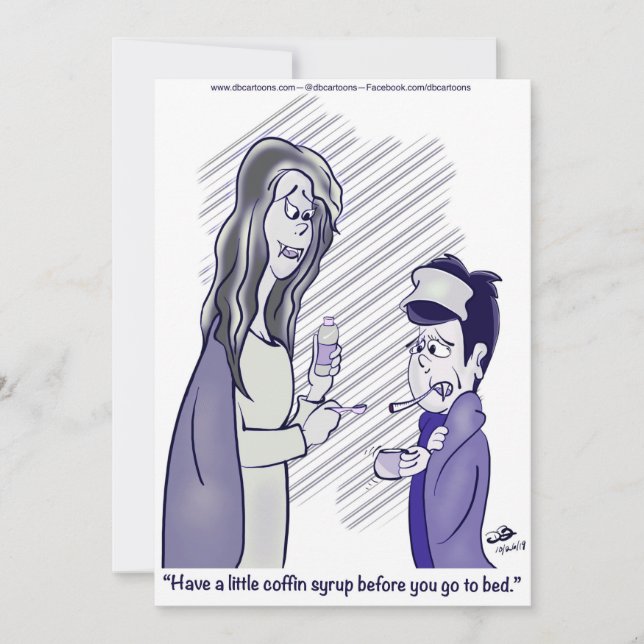 Carte De Remerciements Sirop de cercueil (Devant)