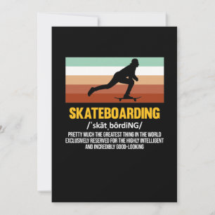 Carte De Remerciements Skateboard Definition Skateboard Skateboard