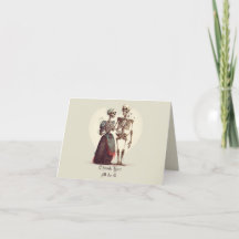 Skeleton Couple Mariage