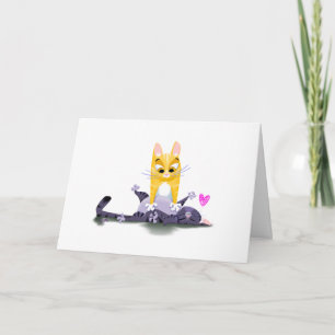 Carte De Remerciements SKRITCH THE PITS KITTIES (mat) Jeff Willis Art