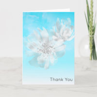 ***Sky Blue ombre Clouds Flowers
