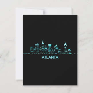 Carte De Remerciements Skyline Atlanta