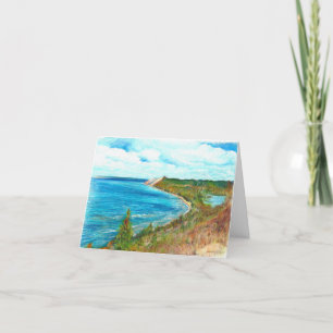 Carte De Remerciements Sleeping Bear Dunes National Lakeshore Michigan