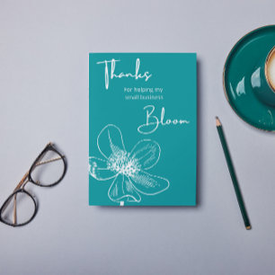 Carte De Remerciements Small Business Thank You Card