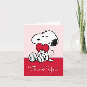 Carte De Remerciements Snoopy   Remerciement pour Baby Shower Little Swee