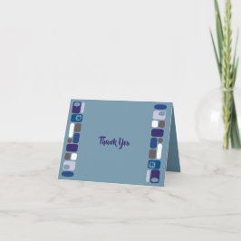 Carte De Remerciements SO MOD Bar Mitzvah Thank You Card