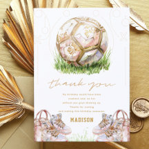 Soccer Luxury Girl Anniversaire