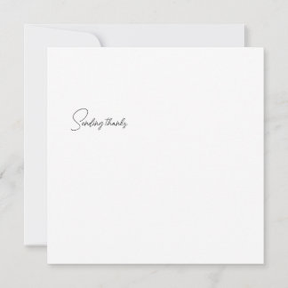 Carte De Remerciements Sophisticated Luxury African Caribbean Asian