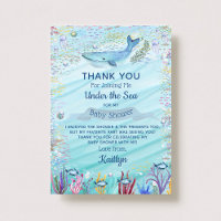 Sous la mer | Baby shower à thème océanique